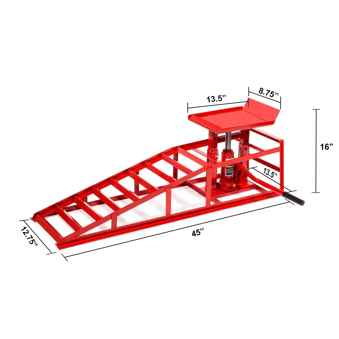 2 Pack Hydraulic Car Lift Ramps - Image 3