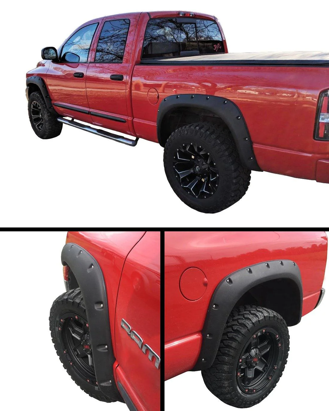 Fender Flares for 2002-08 Dodge Ram 1500 & 2003-09 Dodge Ram 2500/3500 - Image 3