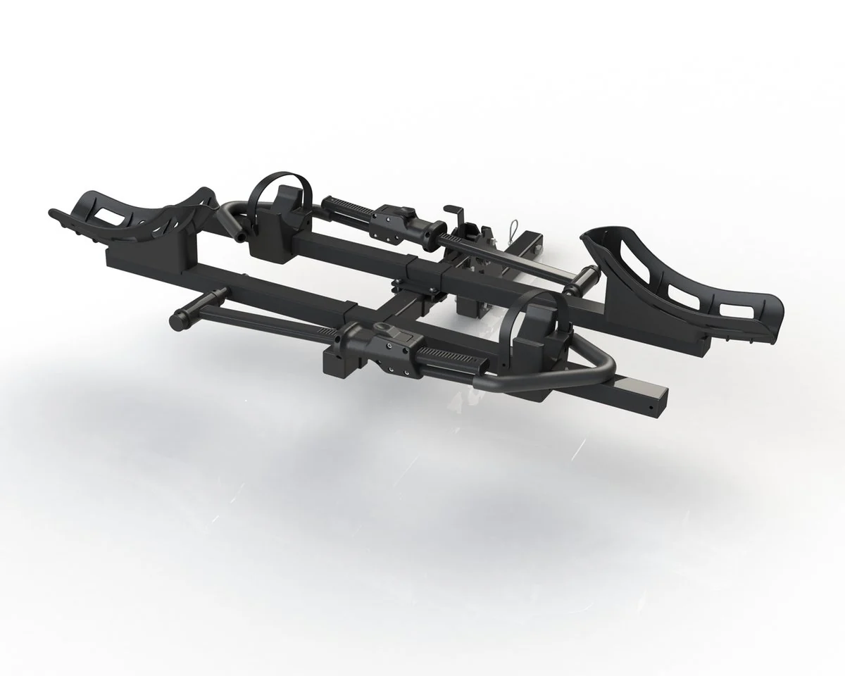 Heavy Duty Bike Carrier Platform Style Hitch Mounted (Fits 2 Bikes) - Image 3