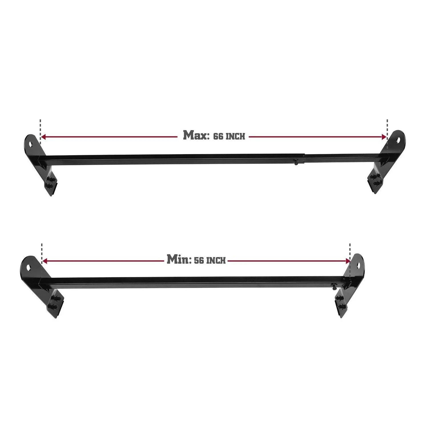 Roof Ladder Rack for Vans with Rain Gutters - Image 4