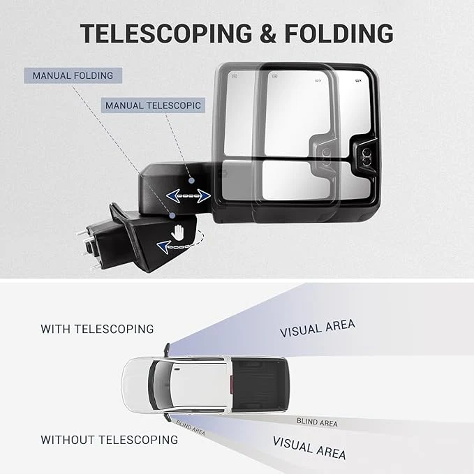 Towing Mirror for 2019-23 Chevy Silverado 1500 - Image 5